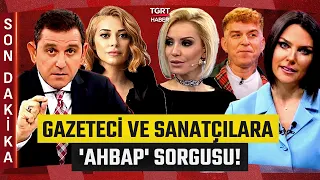 #SONDAKİKA | Gazeteci ve Sanatçılara 'Ahbap' Sorgusu! 5 Ünlü İsim İfadeye Çağrıldı - TGRT Haber