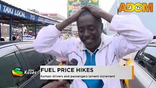 Fuel Price Hikes: Kumasi drivers and passengers lament the increment - Evening News on Adom TV