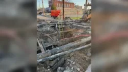 MLGW continues repairs on water main break in downtown Memphis