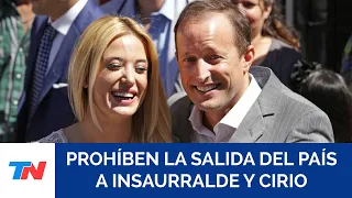Justice System Bans Martín Insaurralde and Jesica Cirio from Leaving the Country