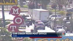 One person injured in crash near Post Office on Fourth Avenue