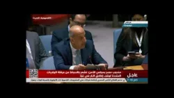 مندوب مصر بمجلس الأمن: نشعر بالإحباط من عرقلة الولايات المتحدة لوقف إطلاق النار فى غزة