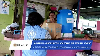 OAS News: Guatemala modernizes platform that facilitates access to formal employment. July 6, 2026.