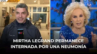 Mirtha Legrand sigue internada luego que le diagnostiquen una neumonía