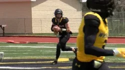 Wayne State football hosts scrimmage as they wrap up Spring ball