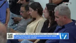 LO ANTICIPÓ EL MINISTRO DE GOBIERNO CARLOS BIANCO