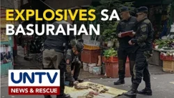 Mga pampasabog, natagpuan sa basurahan malapit sa Camp Crame