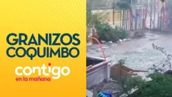 "THEY LOOK LIKE COINS": Hailstones in Coquimbo surprise with their size - Contigo en la Mañana