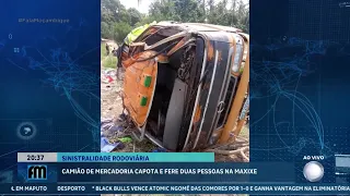 Inhambane Province: Cargo truck overturns and injures two people in Maxixe @MiramarNews