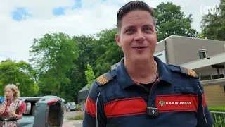 Brandweer Nunspeet houdt open dag met onder andere deze demonstratie