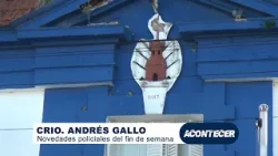 Marcos Juárez: Novedades policiales del fin de semana