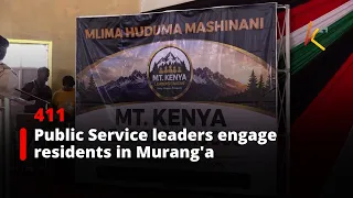 Public Service leaders engage residents in Murang'a