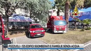 Pozzuoli, 125 edifici sgomberati: autobotti per le famiglie rimaste senza acqua