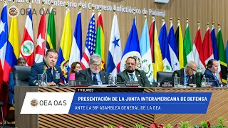OAS News: Inter-American Defense Board Presentation. June 26, 2026.