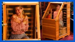 Monika präsentiert die praktische Infrarot-Sitzsauna für Ihr Zuhause @PEARL-TV