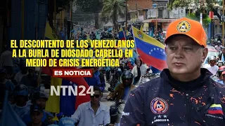 Venezuelan discontent over Diosdado Cabello's mockery amid energy crisis