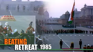 A Glimpse of the Beating Retreat 1985 Ceremony