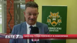 Három új diákszállót épít a Debreceni Egyetem a hallgatók lakhatási támogatásának érdekében