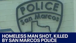 Homeless man killed by San Marcos police near H-E-B | FOX 7 Austin