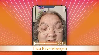 TV Oranje app videoboodschap - Tirza Ravensbergen