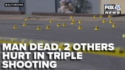 Triple shooting leaves one man dead, two wounded in northwest Baltimore