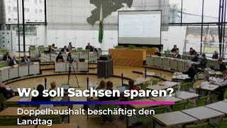 Saxony’s Two-Year Budget Under Review I Sachsen Fernsehen