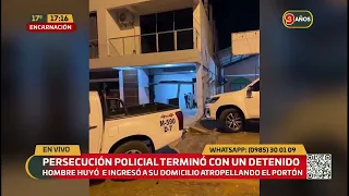 Police chase ends in arrest in Encarnación