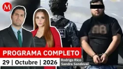 Capturan a Axel 'N', segundo al mando de Los Ciclones | Milenio Noticias, 29 de octubre de 2026