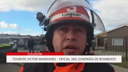 Tres personas lesionadas tras colisión en Avenida Frei al poniente