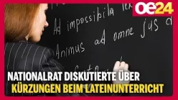 Nationalrat diskutierte über Kürzungen beim Lateinunterricht Nationalrat diskutierte über Kürzungen beim Lateinunterricht