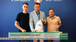 Ministar turizma i omladine Husein Memić ugostio atletičara Aldina Ćatovića