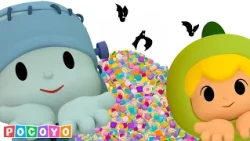 🎃🏆 Quem Vai Ganhar Mais Doces no Halloween?! Pocoyo e Bea! | Pocoyo Português Brasil