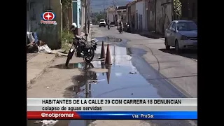 Residents of 20th Street and 18th Avenue report sewage collapse