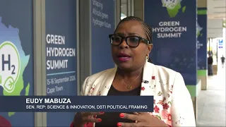 WATCH: Eudy Mabuza (DSTI) on Global Partnerships, Research, & South Africa's Green Hydrogen Economy