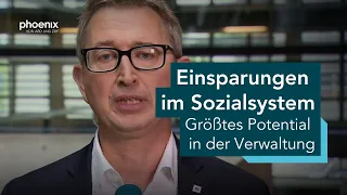 phoenix tagesgespräch mit Joachim Rock zu Einsparungen in den Sozialsystemen | 19.08.26