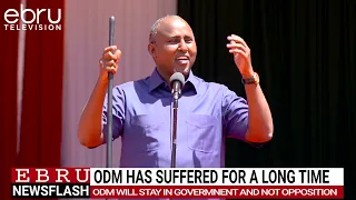 Junet Mohamed Says ODM Will Stay in Government Where There Is Hope, Not in Opposition. #ebrunews