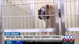 Mobile animal ordinance sent to committee after public pushback