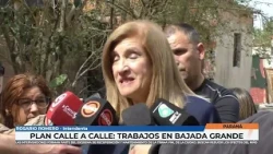 Paraná   Intervenciones en Bajada Grande en el marco del plan 'Calle a Calle'