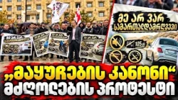 მძღოლების პროტესტი: „მაყუჩების კანონი“ უნდა გაუქმდეს