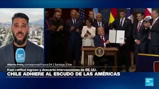Informe desde Santiago: Chile confirma su adhesión al Escudo de las Américas de Trump