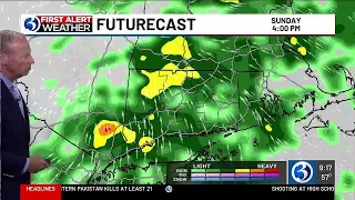 FORECAST: First Alert Weather Day for some heavy rain Sunday