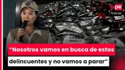 President Fujimori provides an update on police operations against organized crime