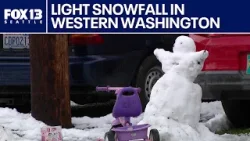 Light snowfall hits parts of western Washington | FOX 13 Seattle