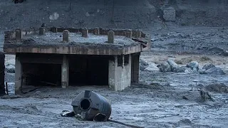 Селевой поток в Непале: кадры затопленной долины Расува