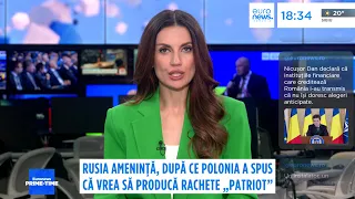 Rusia amenință după ce Polonia a spus că vrea să producă racheta „Patriot”
