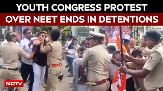 NEET Row: Youth Congress Workers Detained Outside BJP Office in Bengaluru