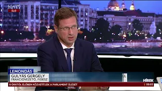 Gulyás Gergely: Minden lehetséges eszközzel tiltakozni kell ez ellen - HírTV