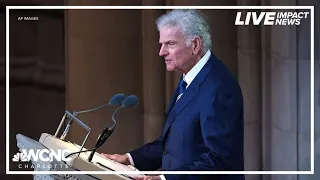 Rev. Franklin Graham speaks at Sen. Lindsey Graham's funeral