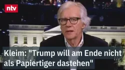 Kleim: "Trump will am Ende nicht als Papiertiger dastehen" -  US-Gespräche mit Iran | ntv