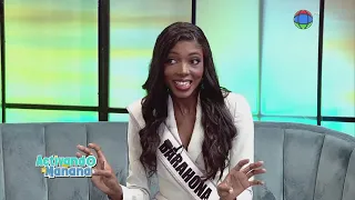Barahona candidate stands out for her educational project Miss DR Universe | Activando La Mañana